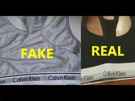 calvin klein shirt fake vs original|Calvin Klein bralettes fake.